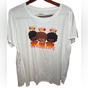 NEW-Culture Afro Queening T-shirt  XL and L